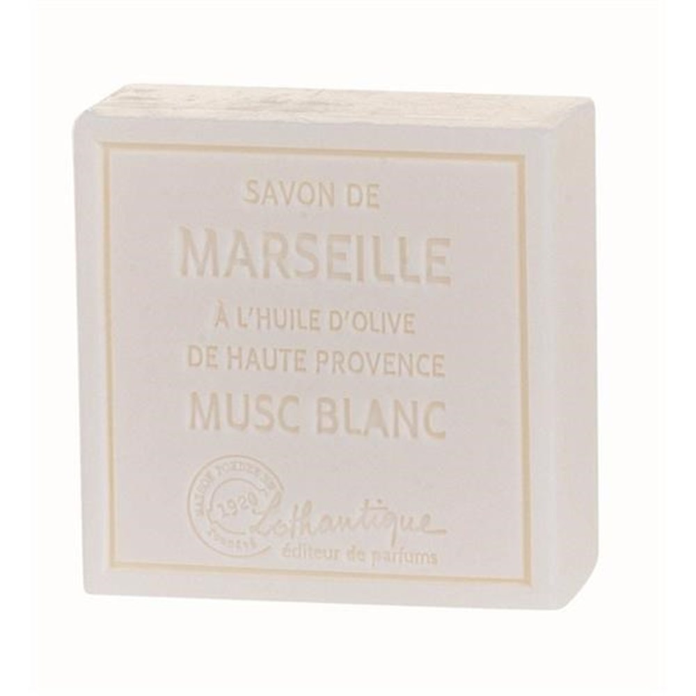 Lothantique Marseillské mýdlo White musk 100 g Lothantique