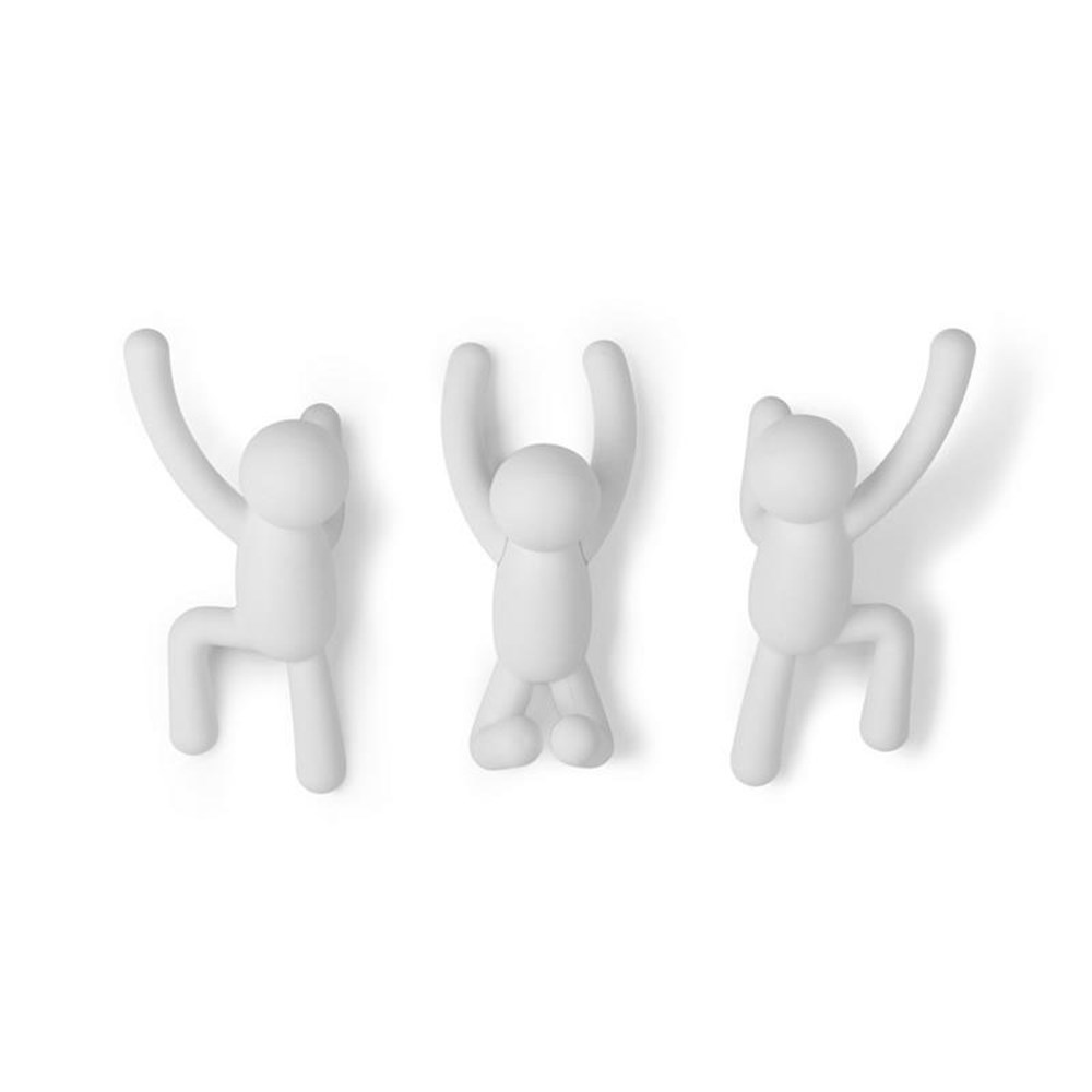 Umbra Háček BUDDY SET/3ks bílý Umbra