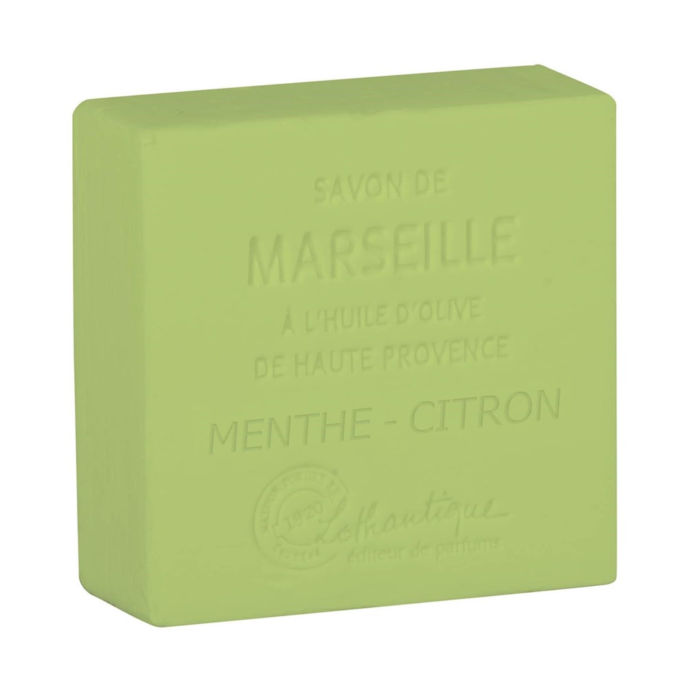 Lothantique Marseillské mýdlo 100 g Minth-lemon Lothantique