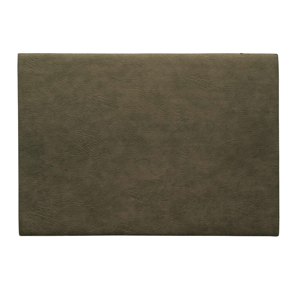 ASA Selection Prostírání 46 x 33 imitace kůže black khaki ASA Selection