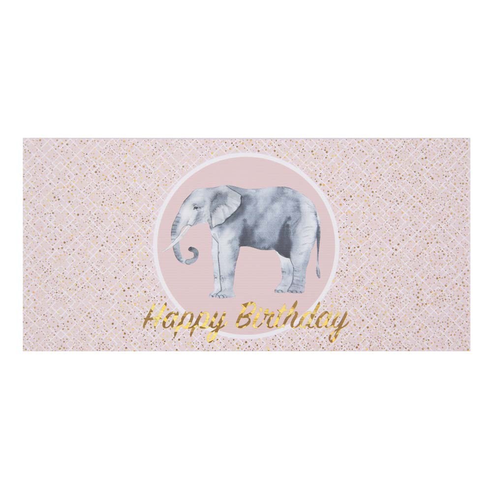 Artebene Dárková obálka 23x11 cm Happy Birthday Elefant Artebene