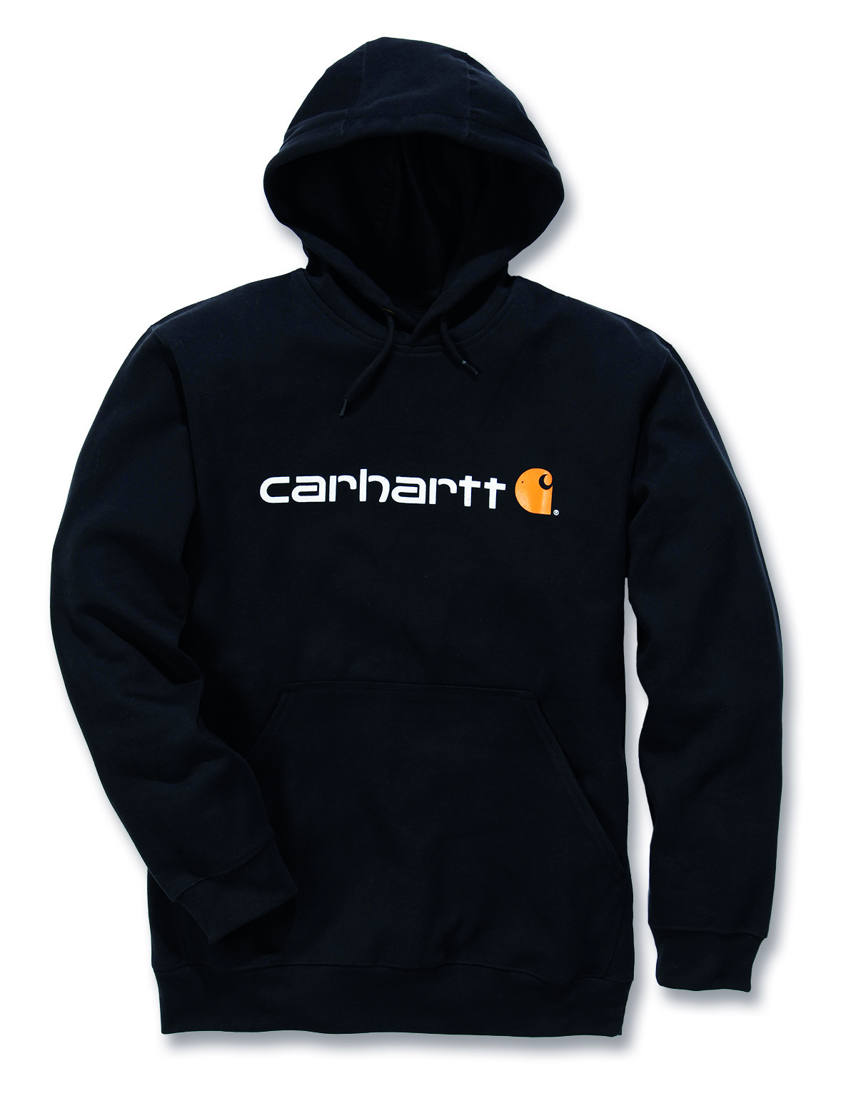 Mikina Carhartt černá S SIgnature Logo Midweight Hooded Swearshirt Carhartt