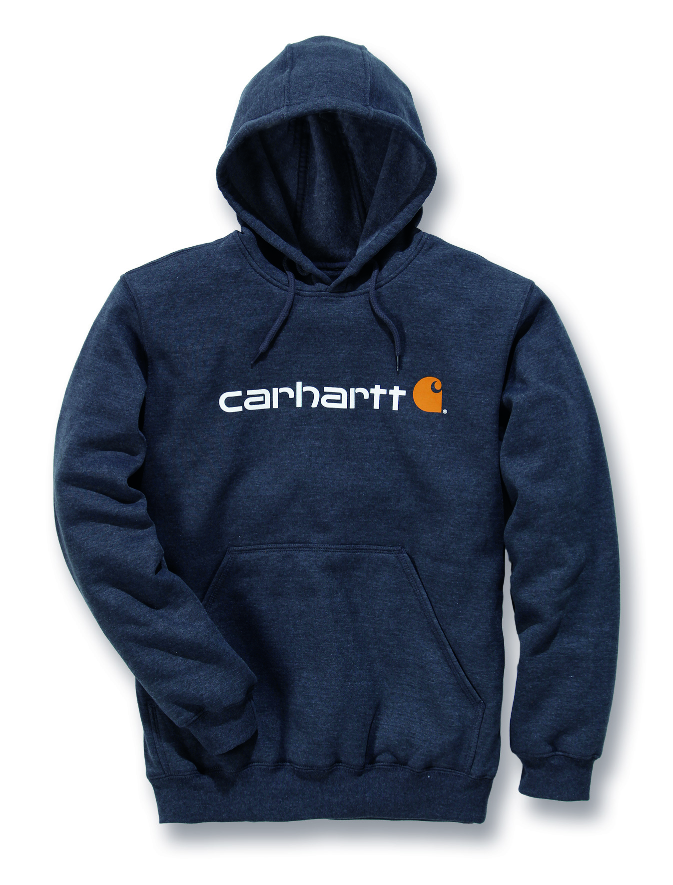 Mikina Carhartt tmavě šedá S SIgnature Logo Midweight Hooded Swearshirt Carhartt