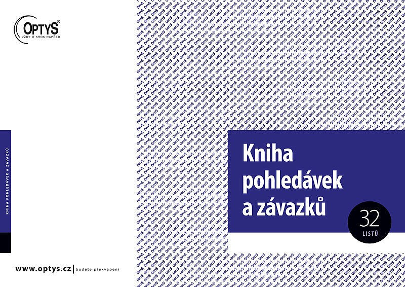 OP 1008 Kniha pohledávek a závazků A4 32 listů Papermax-cz