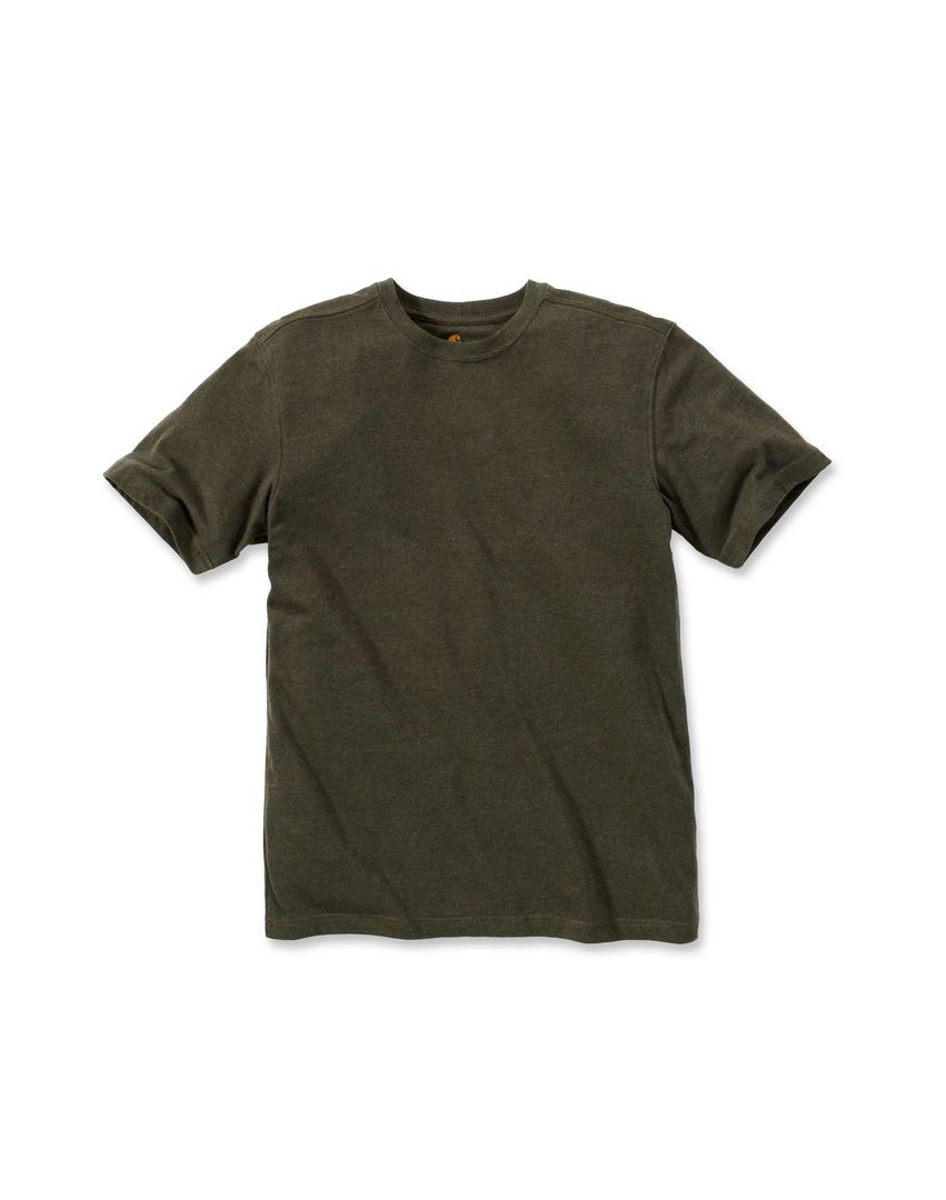 Triko Carhartt tmavě zelená S Maddock S-Sleve T-shirt Carhartt