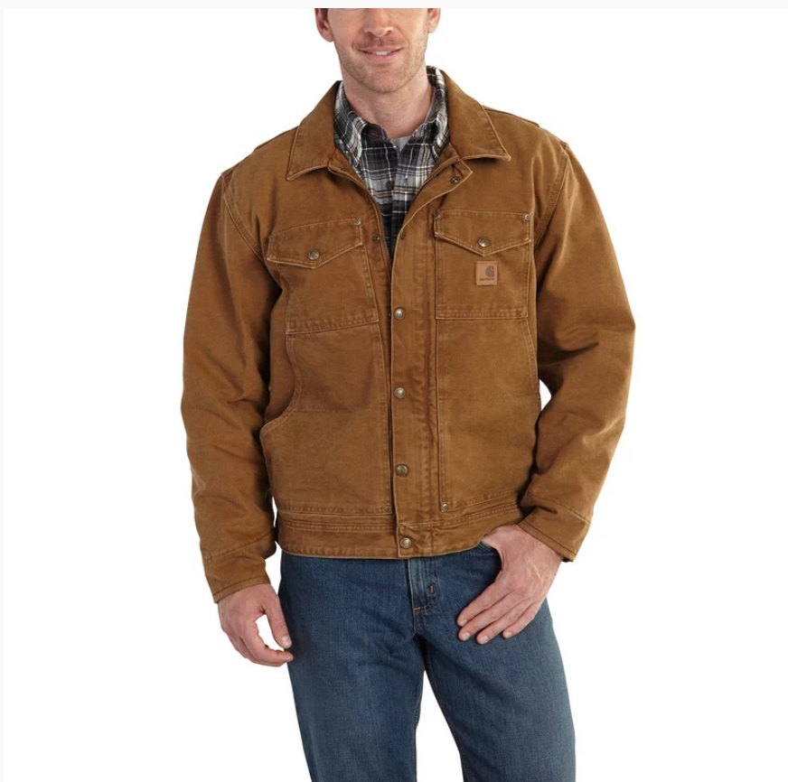 Bunda Carhartt hnědá M Berwick Jacket Carhartt