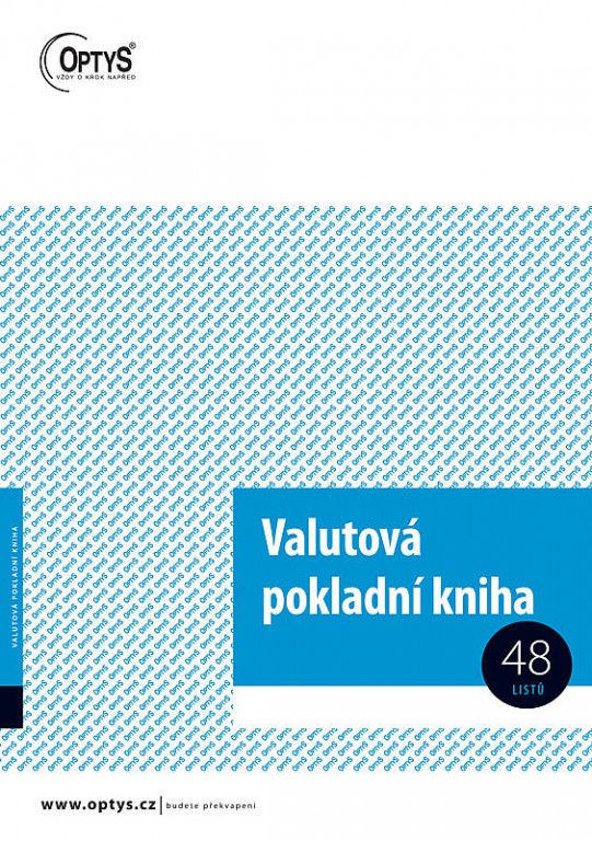 OP 1021 Valutová pokladní kniha A4 48 listů Papermax-cz