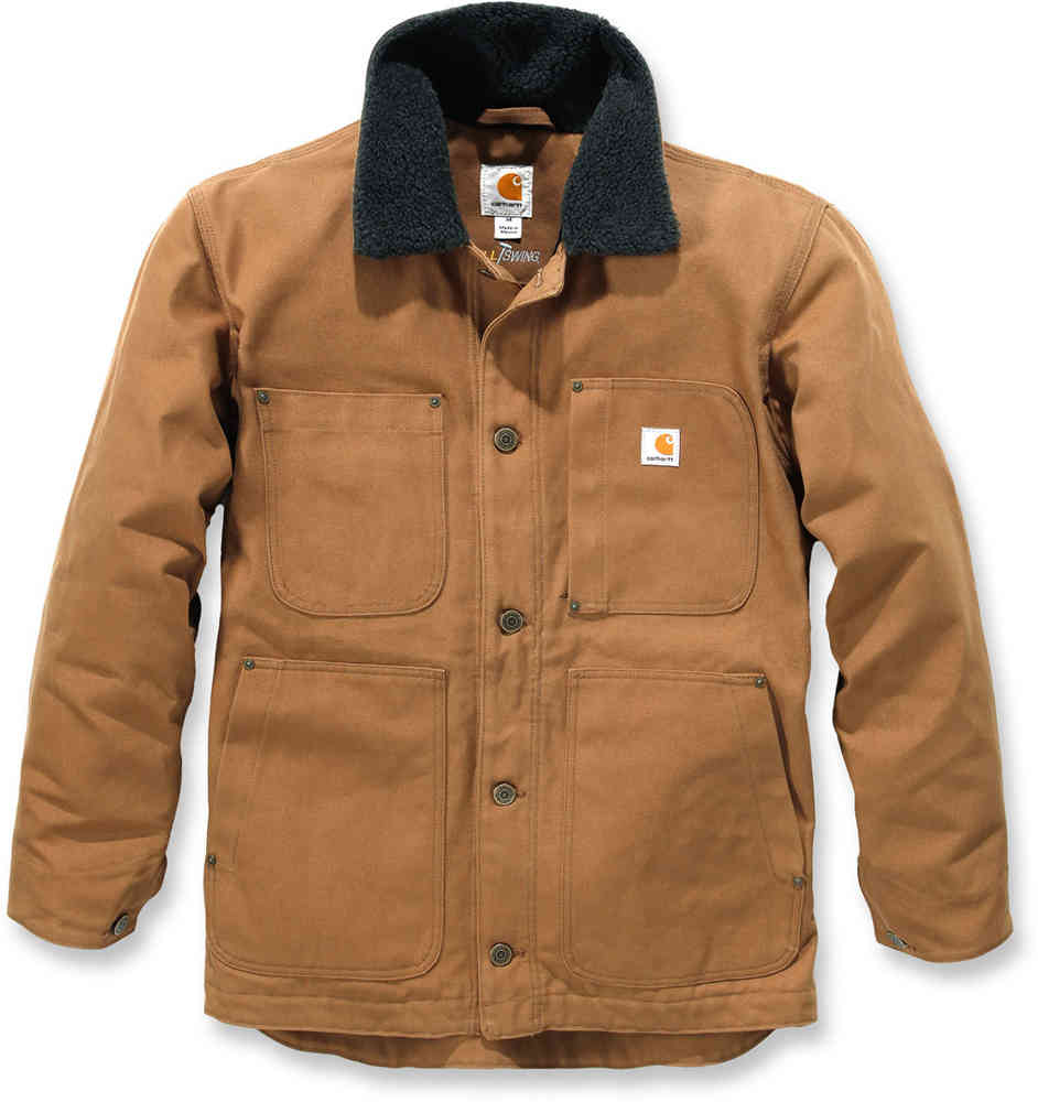 Bunda Carhartt hnědá Duck Full Swing Chore Coat Carhartt