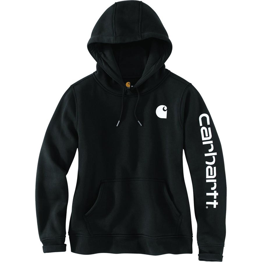 Dámská mikina Carhartt Clarksburg Sleeve Logo Hooded Sweatshirt Carhartt