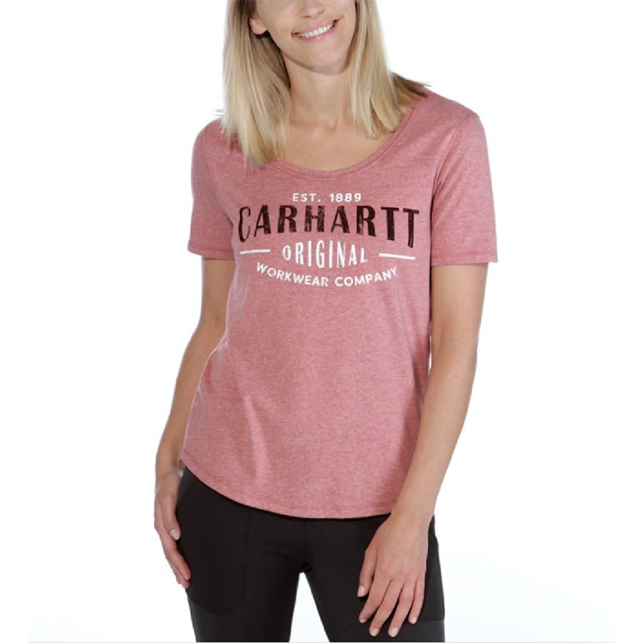 Dámské triko Carhartt Workwear Short-sleeve Scoop-neck T-Shirt Carhartt