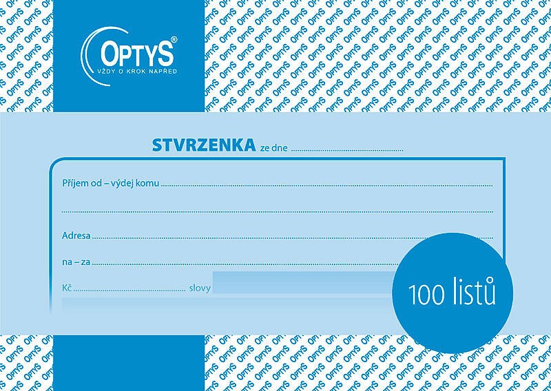 OP 1038 Stvrzenka A6 100 listů Papermax-cz