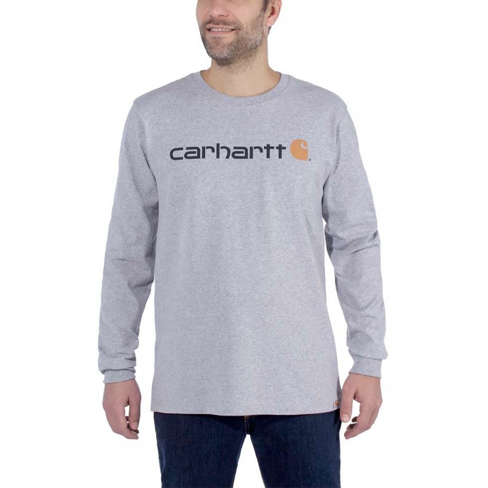 Triko Carhartt Long Sleeve Emea Workwear Signature Graphic T-Shirt - Core Logo Carhartt