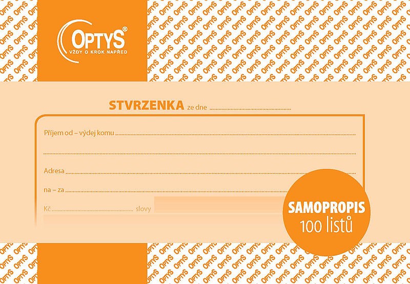 OP 1080 Stvrzenka A6 samopropisovací 100 listů Papermax-cz