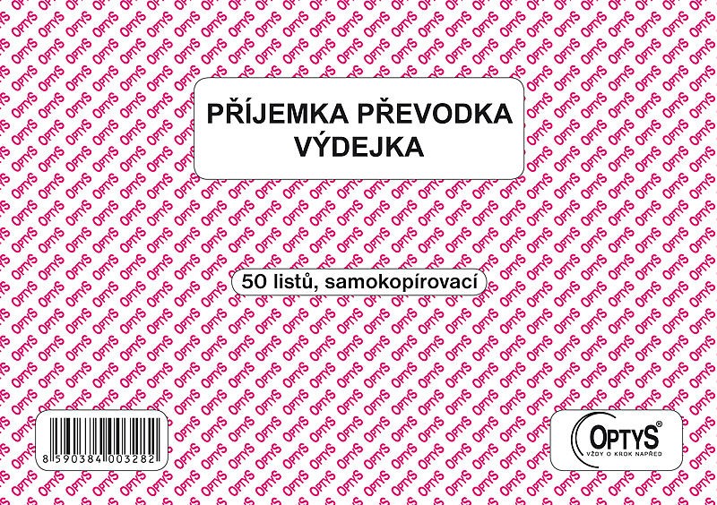 OP 1328 Příjemka převodka výdejka samopropisovací A5 50 listů Papermax-cz