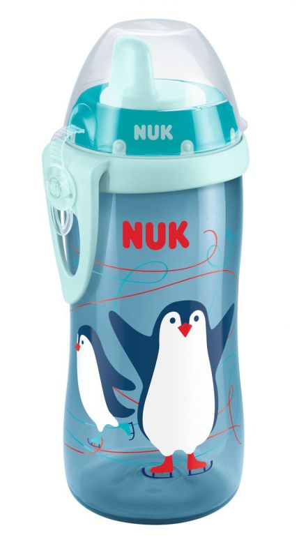 NUK FC Kiddy Cup Dětská láhev 300 ml Barva: Modrá Darjeeling.cz