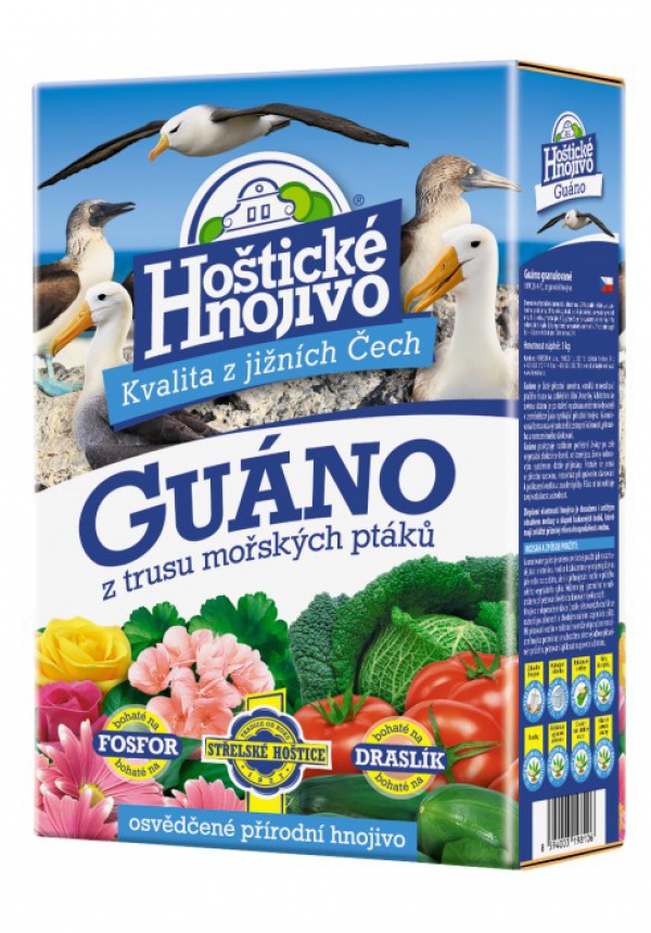 Forestina Hoštické - guáno granulované 1kg Forestina