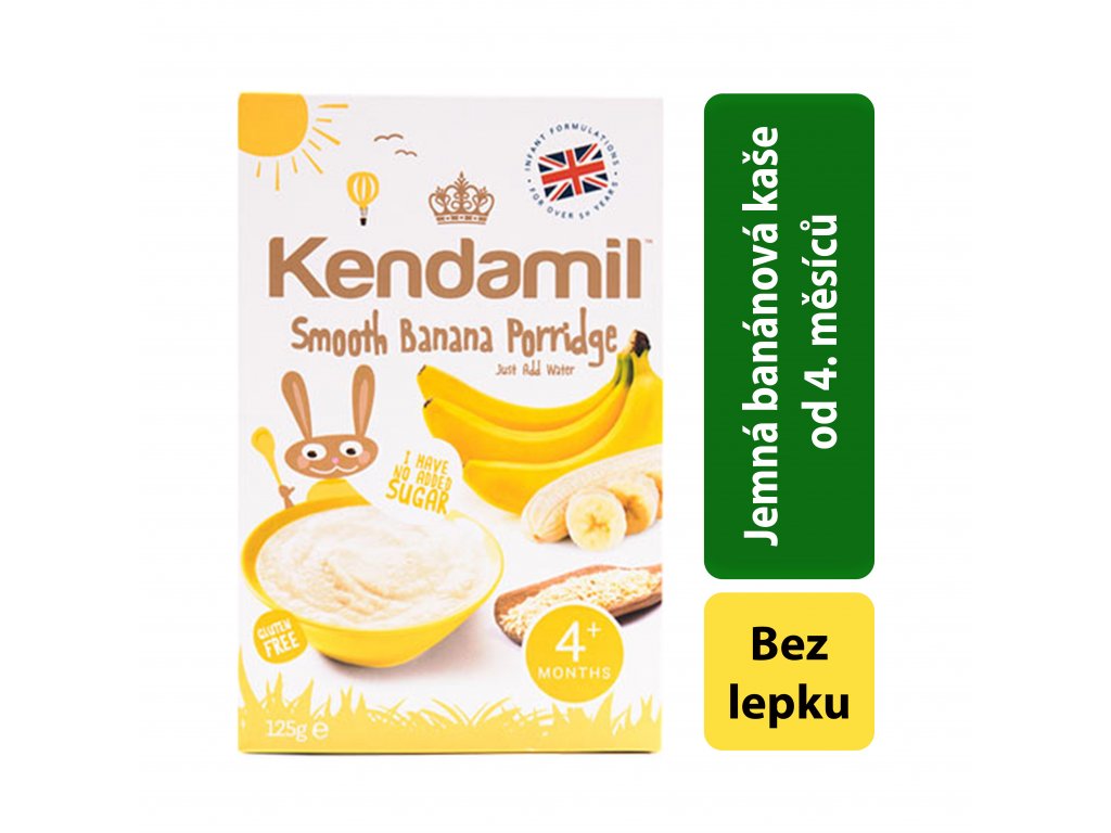 Kendamil Jemná dětská banánová kaše (125g) Darjeeling.cz