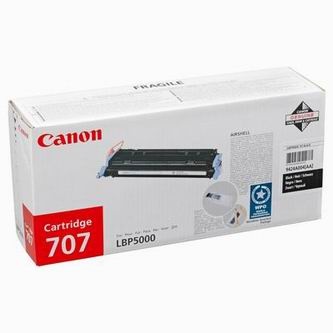 Toner Canon č.707 - CRG-707Bk (Černý) - originální Canon