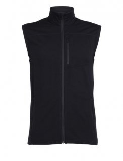 Icebreaker Mens MtEllio Vest Black S Icebreaker