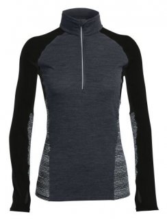 Icebreaker Wmns Comet LS Half Zip Impulse L Icebreaker