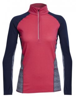 Icebreaker Wmns Comet LS Half Zip Impulse L Icebreaker