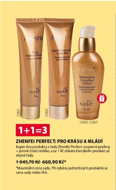 AKCE Zhenfei Perfect + DÁREK Vyberte dárek - Zhenfei Perfect: 12807 Liftingový krémový gel na pokožku kolem očí TianDe-shop-eu