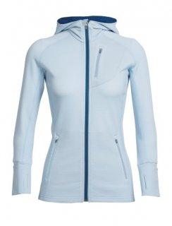 Icebreaker Women Quantum LS Zip Hood XS Icebreaker