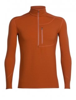 Icebreaker Mens Descender LS Half Zip M Icebreaker