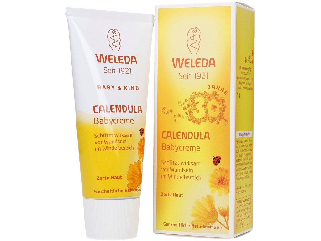 Weleda měsíčkový kojenecký krém na opruzeniny 75 ml Darjeeling.cz