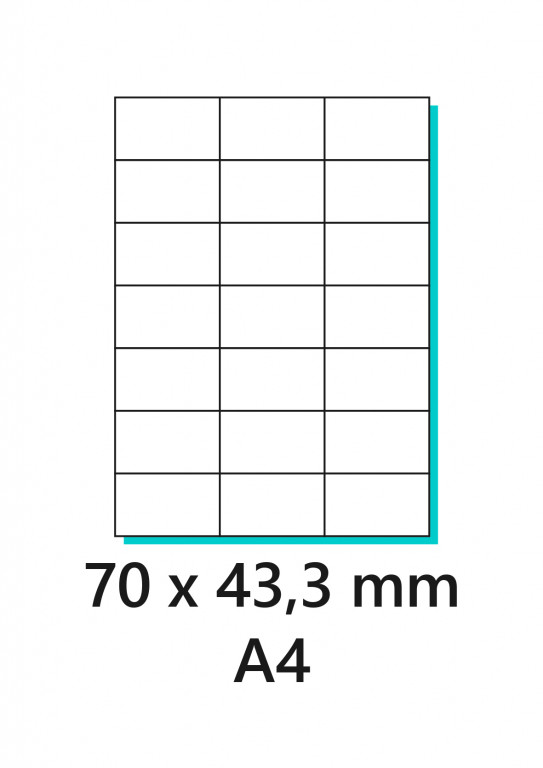 Etiketa 70x42