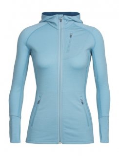 Icebreaker Wmns Quantum LS Zip Hood XL Icebreaker