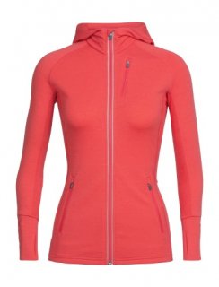 Icebreaker Wmns Quantum LS Zip Hood XS Icebreaker