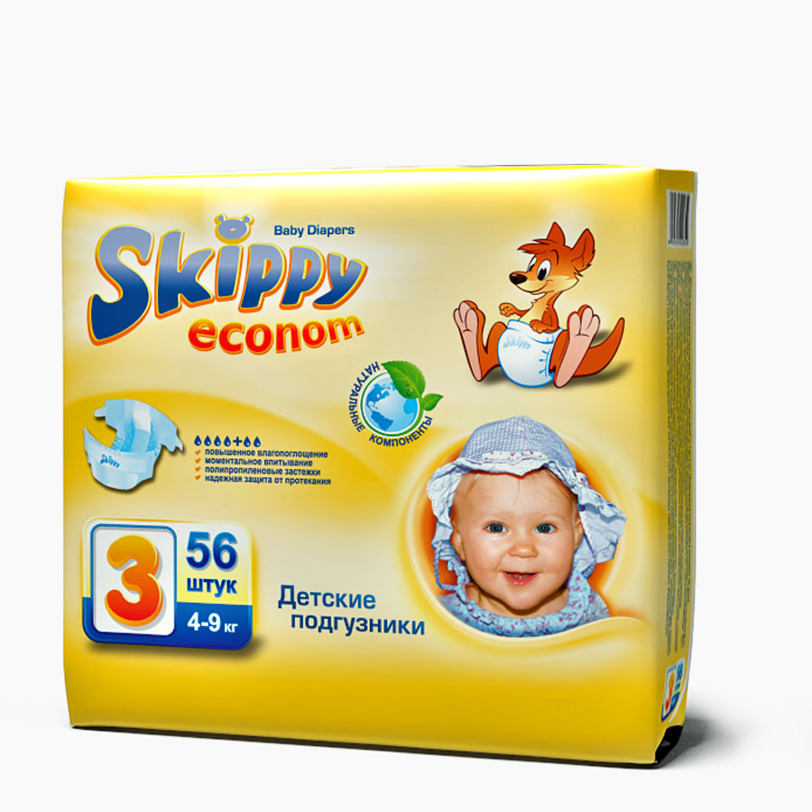 Skippy Econom Vel. 3 (4-9 kg)