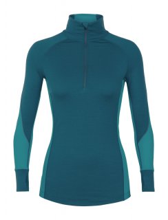 Icebreaker Wmns 260 Zone LS Half Zip XS Icebreaker