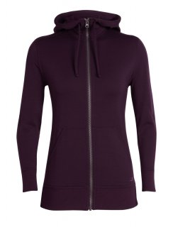 Icebreaker Wmns Dia LS Zip Hood XS Icebreaker