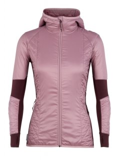 Icebreaker Wmns Helix LS Zip Hood S Icebreaker