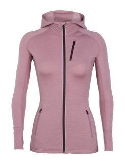 Icebreaker Wmns Quantum LS Zip Hood XS Icebreaker