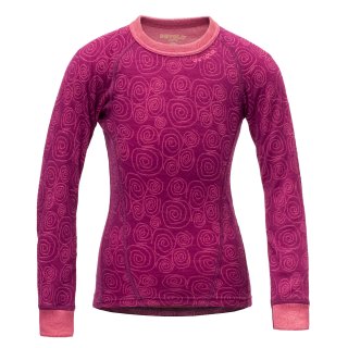 Devold Active Kid Shirt Plum 6 Devold