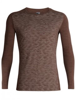 Icebreaker Mens 200 Oasis Deluxe Raglan LS Crewe Fall Line XL Icebreaker