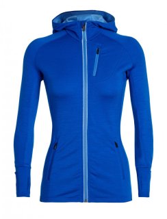 Icebreaker Wmns Quantum LS Zip Hood XL Icebreaker