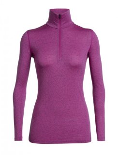 Icebreaker Wmns 200 Oasis LS Half Zip Sky Paths XS Icebreaker