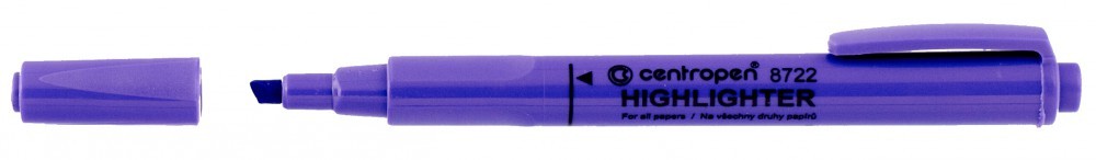 Zvýrazňovač Centropen 8722 fialová šíře 1 - 4mm Papermax-cz