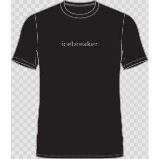 Icebreaker Mens Icebreaker Logo SS Crewe Icebreaker Wordmark L Icebreaker