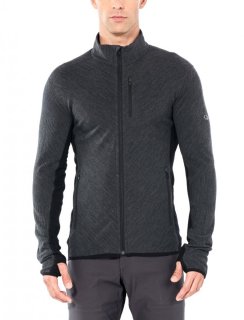 Icebreaker Mens Descender LS Zip L Icebreaker