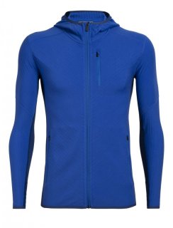 Icebreaker Mens Descender LS Zip Hood L Icebreaker