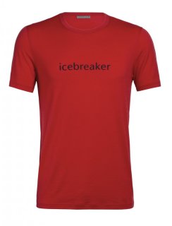 Icebreaker Mens Icebreaker Logo SS Crewe Icebreaker Wordmark XXL Icebreaker