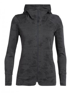 Icebreaker Wmns Away II LS Zip Hood S Icebreaker