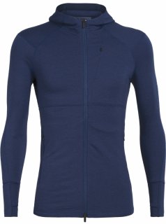 Icebreaker Mens Quantum II LS Zip Hood L Icebreaker