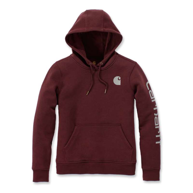 Dámská mikina Carhartt Clarksburg Sleeve Logo Hooded Sweatshirt Carhartt