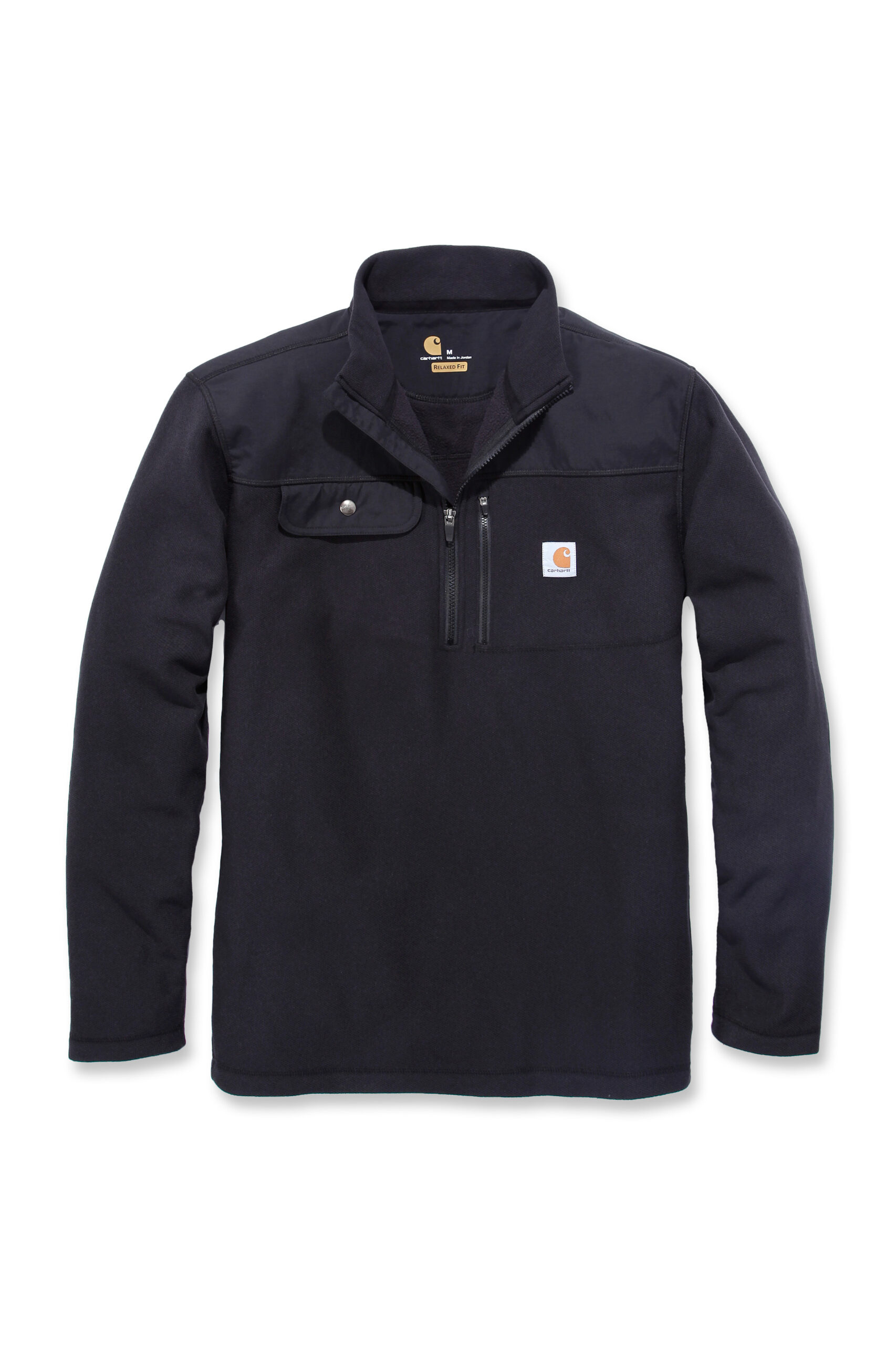 Mikina Carhartt černá M Fallon Half-zip Sweatshirt Carhartt